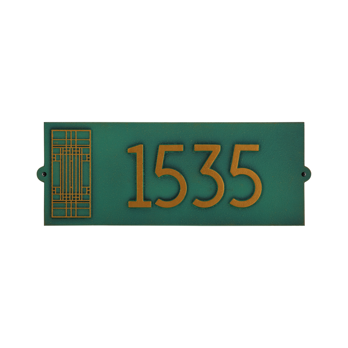 Frank Lloyd Wright Oak Park Modern Plaque - Standard One Line