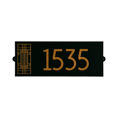 Frank Lloyd Wright Oak Park Modern Plaque - Standard One Line