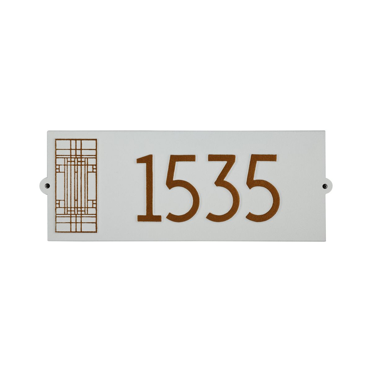 Frank Lloyd Wright Oak Park Modern Plaque - Standard One Line