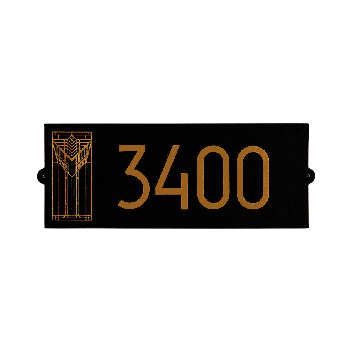 Frank Lloyd Wright Sumac Modern Plaque - Standard One Line