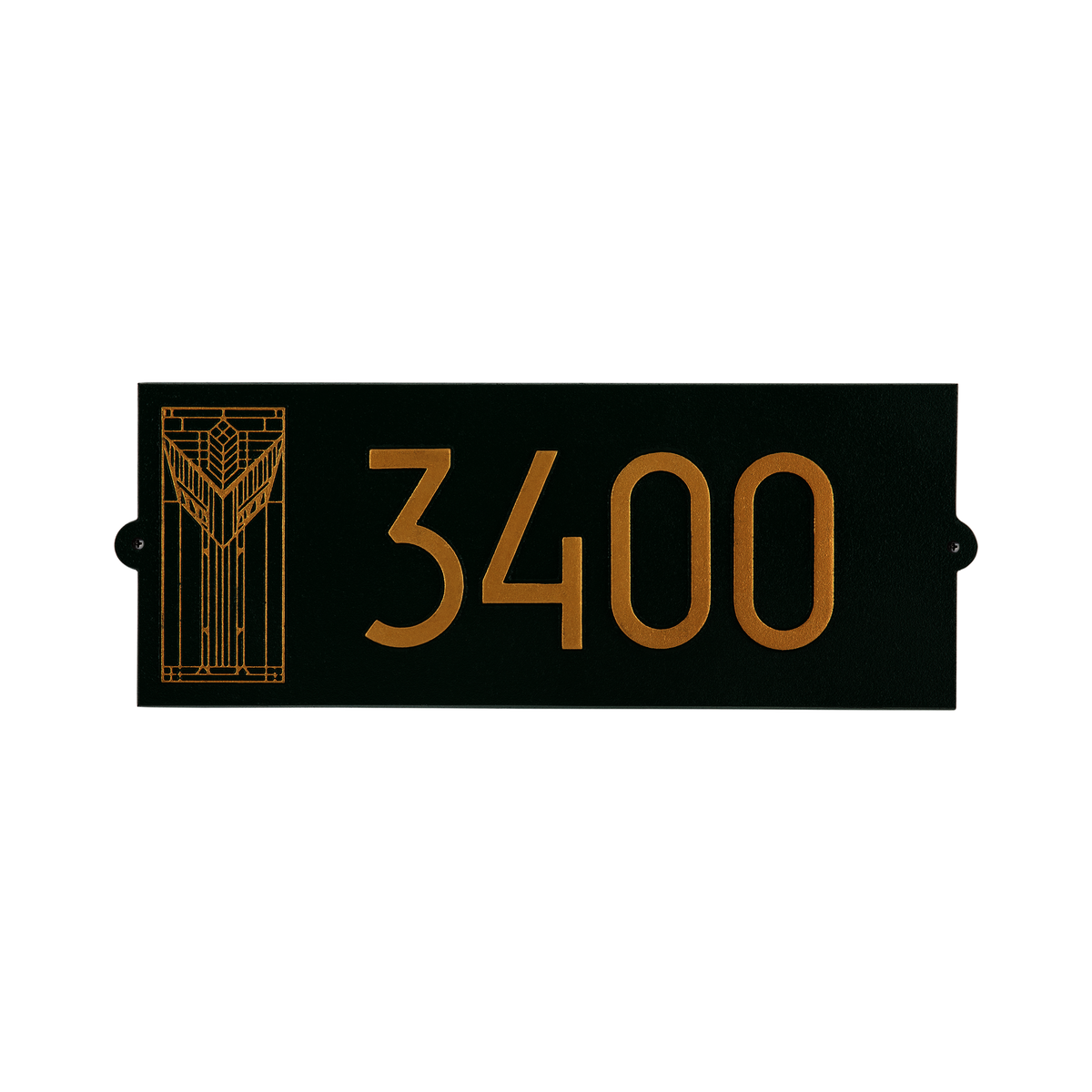 Frank Lloyd Wright Sumac Modern Plaque - Standard One Line
