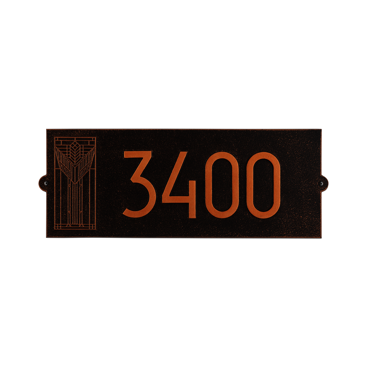 Frank Lloyd Wright Sumac Modern Plaque - Standard One Line
