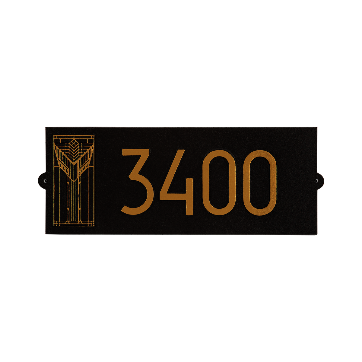 Frank Lloyd Wright Sumac Modern Plaque - Standard One Line