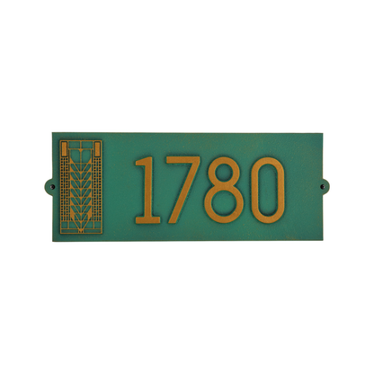 Frank Lloyd Wright Tree Of Life Modern Plaque - Standard One Line