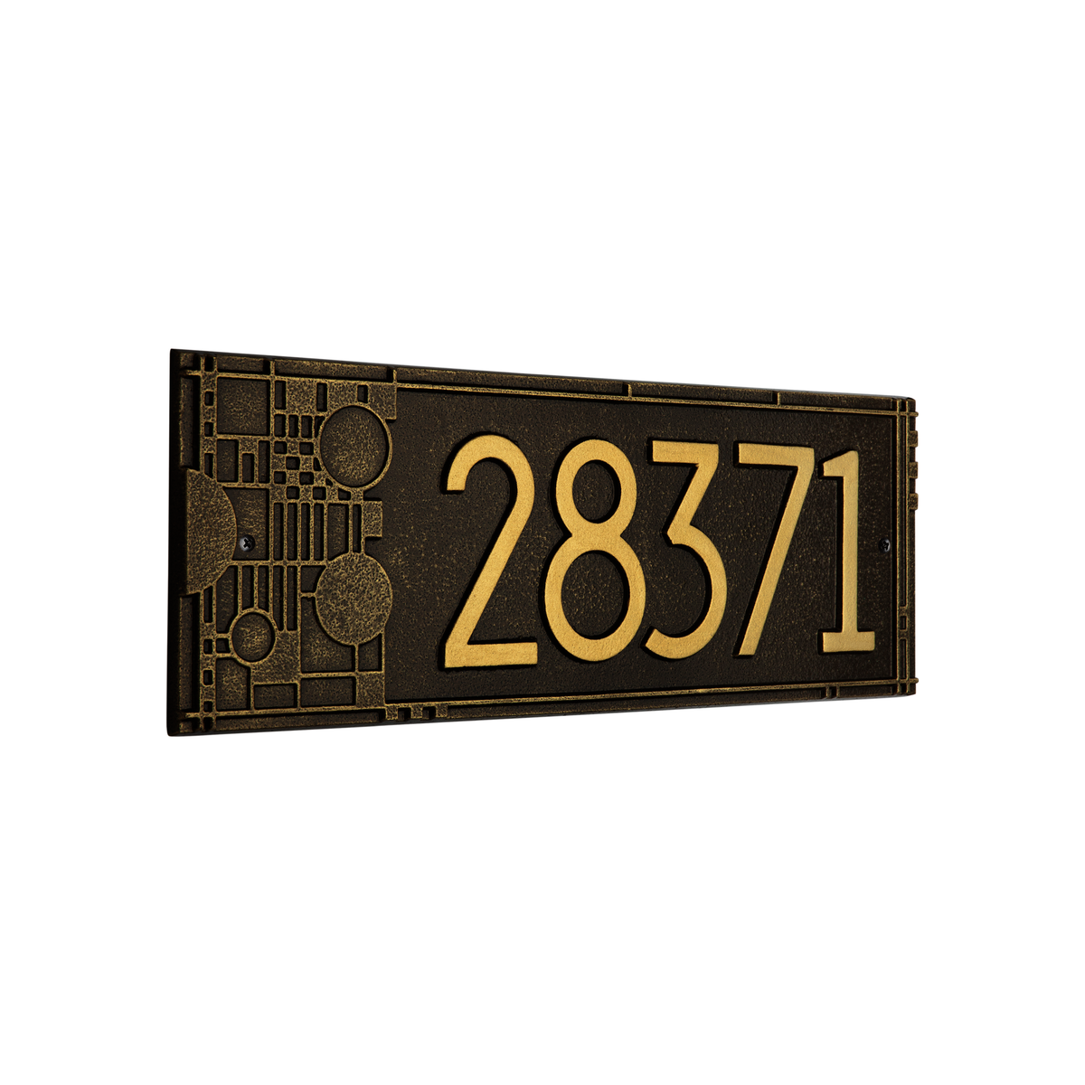 Frank Lloyd Wright Coonley Modern Plaque - Standard One Line