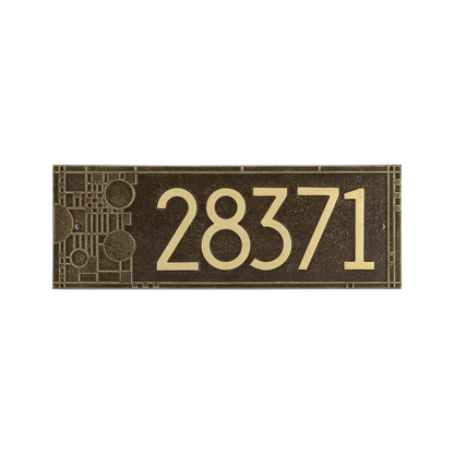 Frank Lloyd Wright Coonley Modern Plaque - Standard One Line
