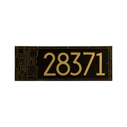 Frank Lloyd Wright Coonley Modern Plaque - Standard One Line