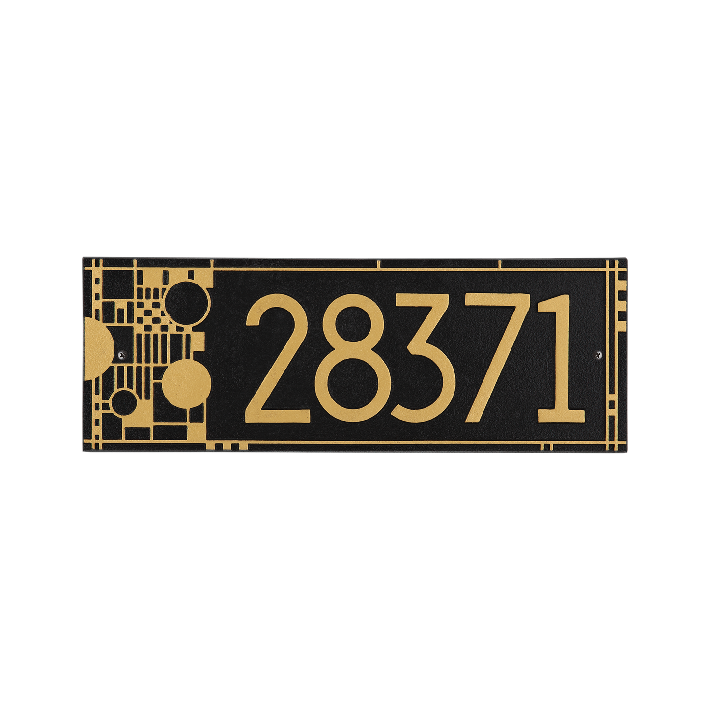 Frank Lloyd Wright Coonley Modern Plaque - Standard One Line