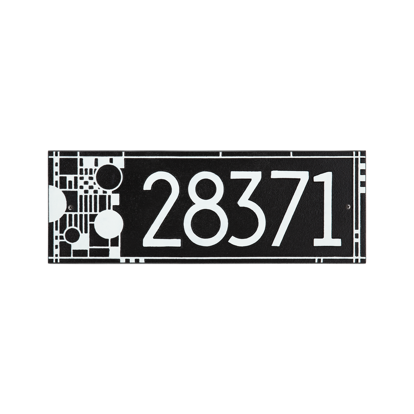 Frank Lloyd Wright Coonley Modern Plaque - Standard One Line
