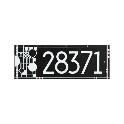 Frank Lloyd Wright Coonley Modern Plaque - Standard One Line