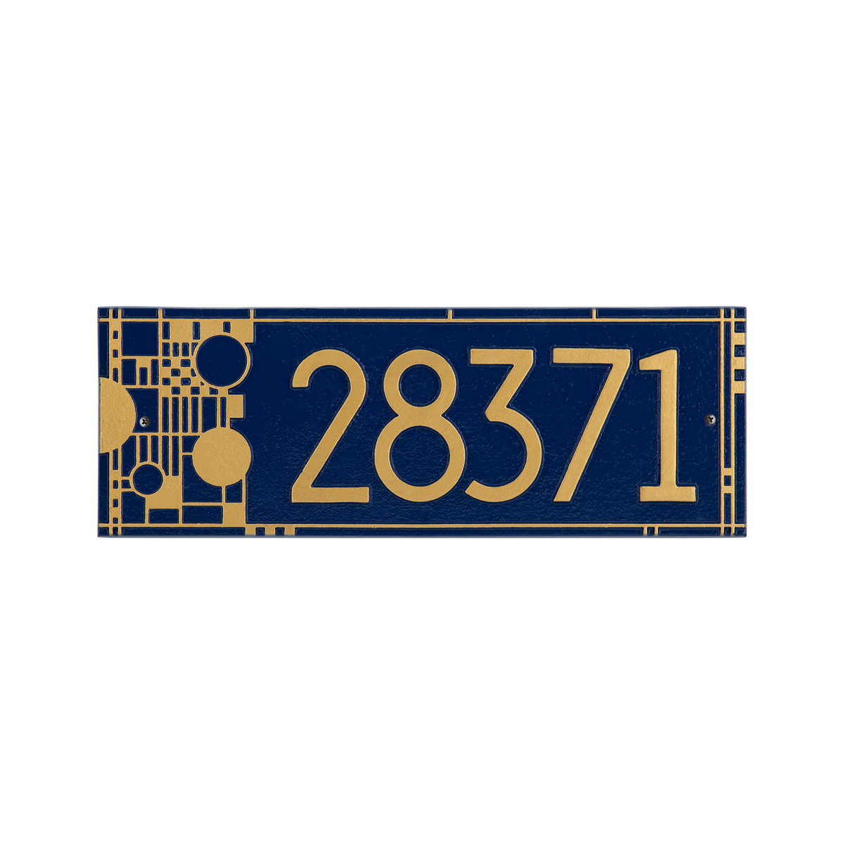 Frank Lloyd Wright Coonley Modern Plaque - Standard One Line