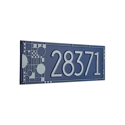 Frank Lloyd Wright Coonley Modern Plaque - Standard One Line