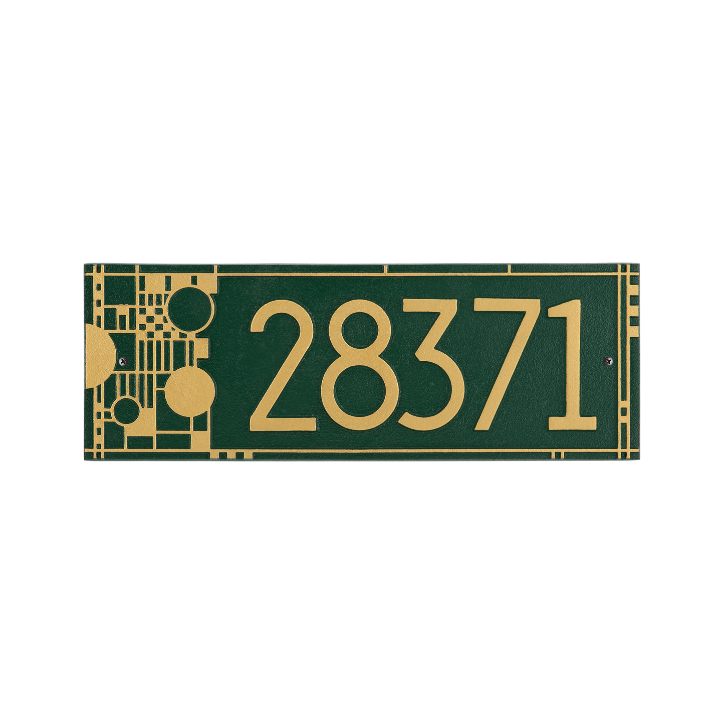 Frank Lloyd Wright Coonley Modern Plaque - Standard One Line