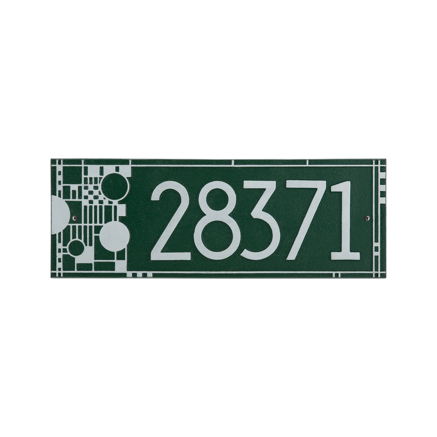 Frank Lloyd Wright Coonley Modern Plaque - Standard One Line