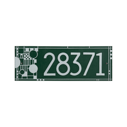 Frank Lloyd Wright Coonley Modern Plaque - Standard One Line
