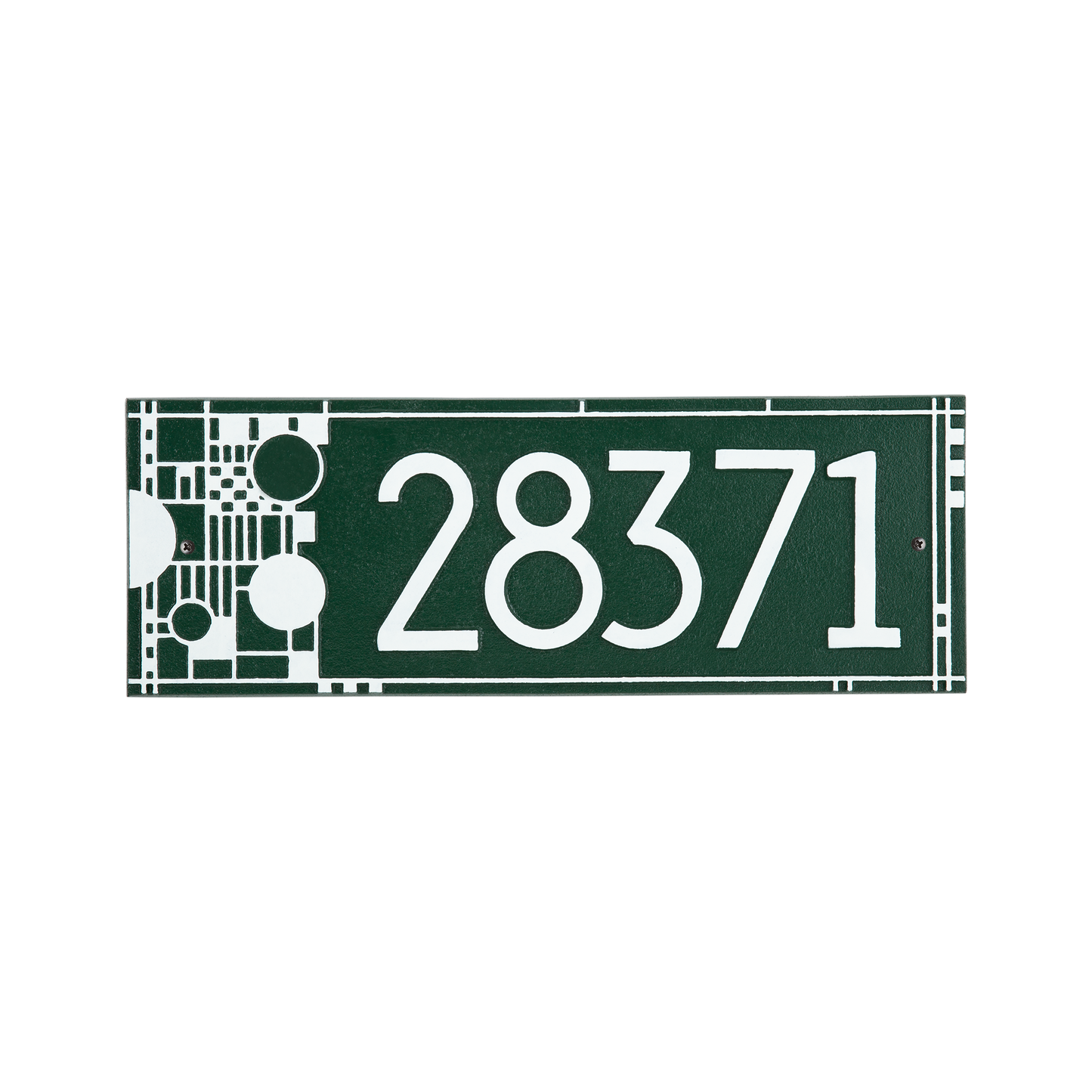 Frank Lloyd Wright Coonley Modern Plaque - Standard One Line