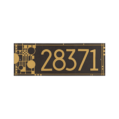 Frank Lloyd Wright Coonley Modern Plaque - Standard One Line