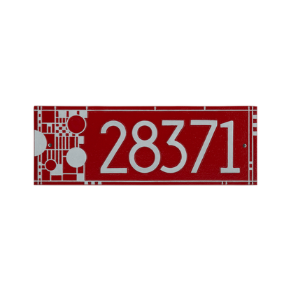 Frank Lloyd Wright Coonley Modern Plaque - Standard One Line