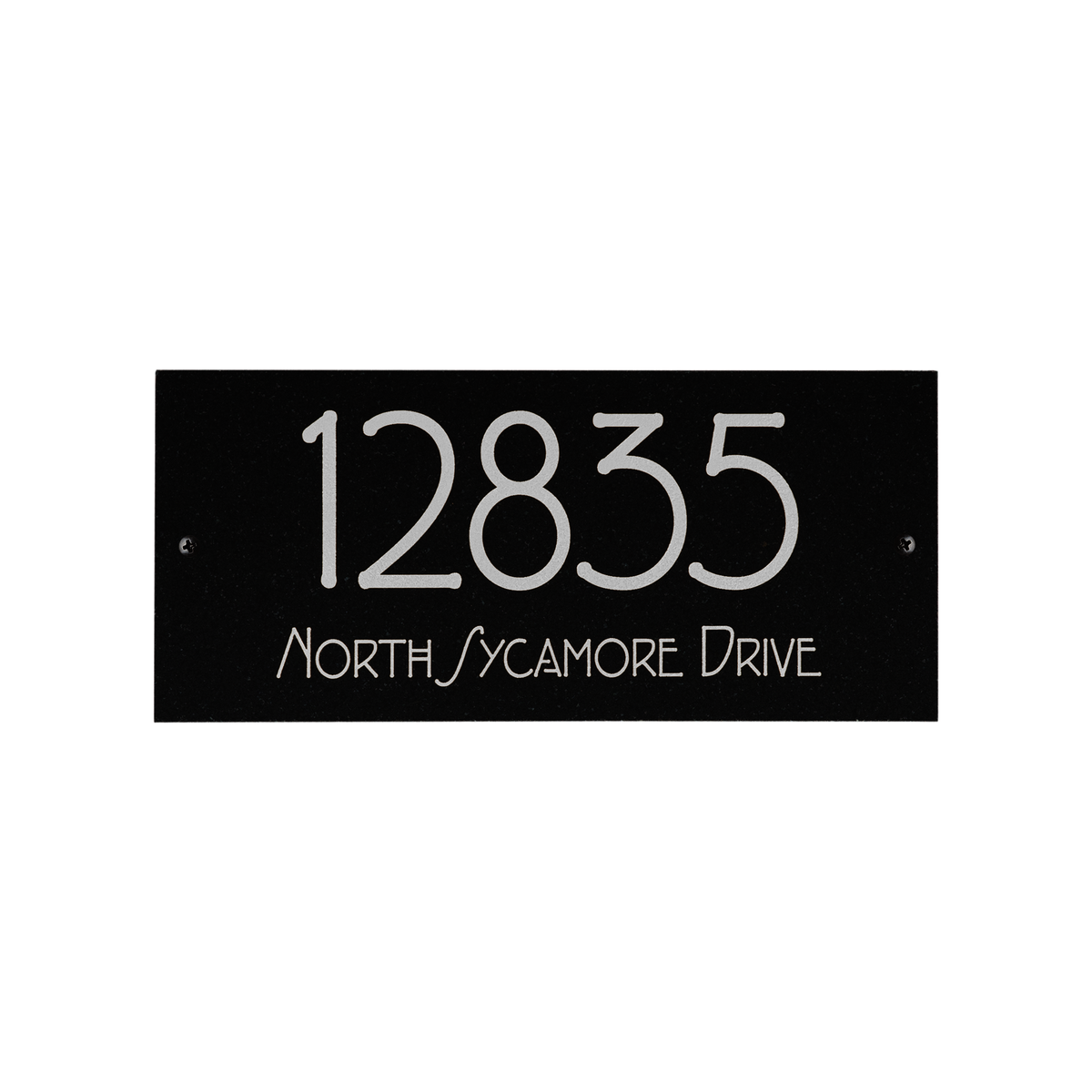 Frank Lloyd Wright Eagle Feather Granite Plaque - 12" x 6" Wall Two Line