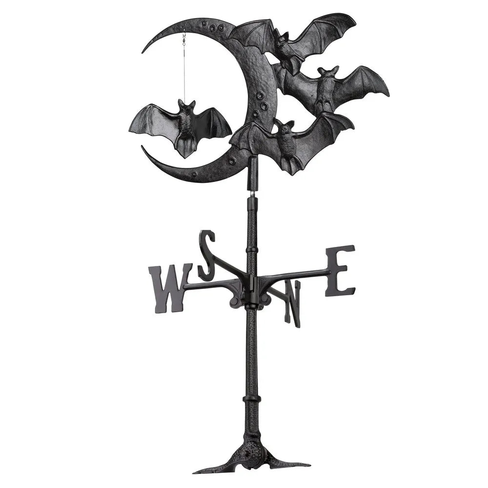 Whitehall Halloween Bat Rooftop Weathervane - Black