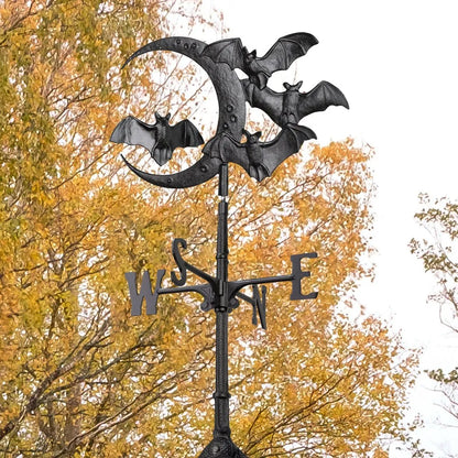 Whitehall Halloween Bat Rooftop Weathervane - Black