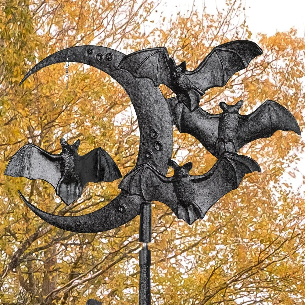 Whitehall Halloween Bat Rooftop Weathervane - Black