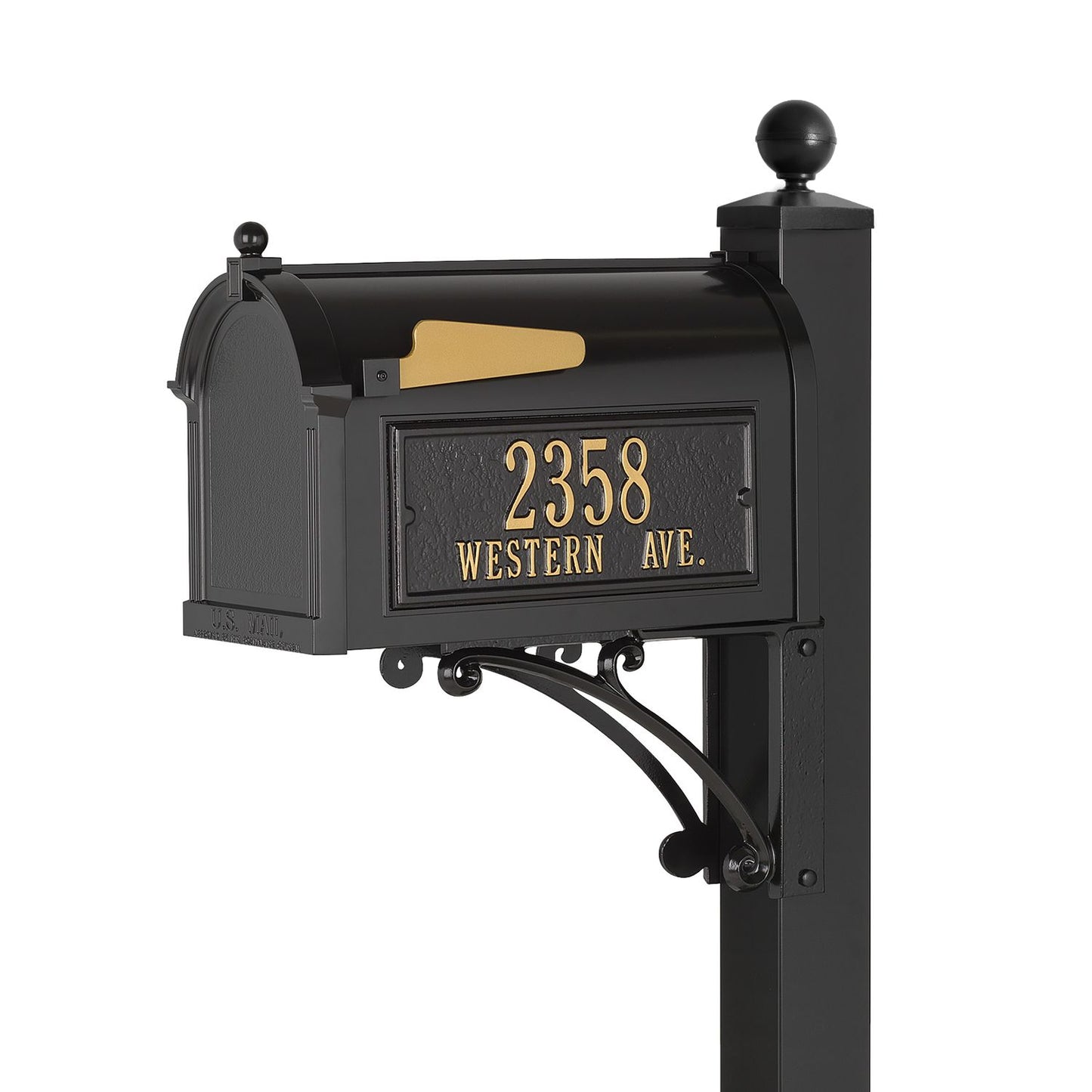 Whitehall Deluxe Personalized Mailbox Package