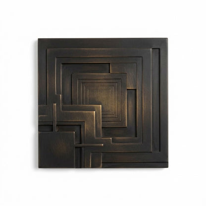 Frank Lloyd Wright Ennis Tile Plaque - 8" x 8"