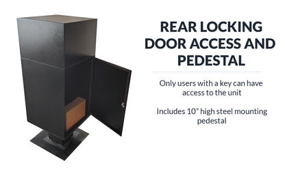 Deposit Vault Locking Package Drop Box with Pedestal