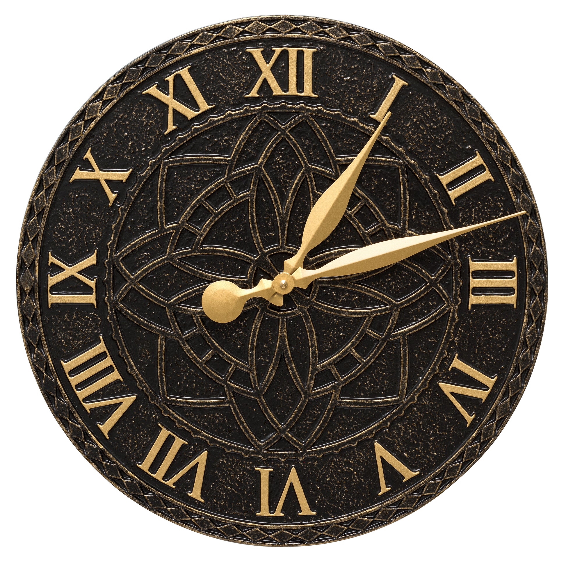 Whitehall Products Artisan 16 Wall Clock Bronze Verdigris