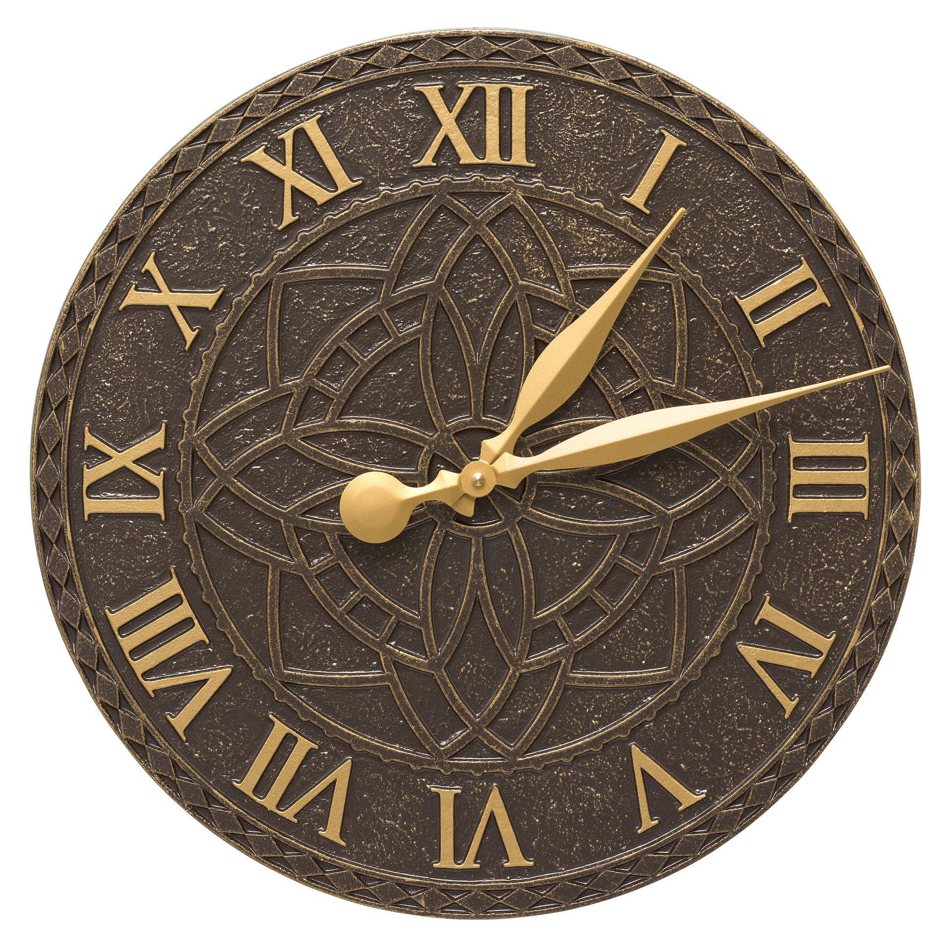 Whitehall Products Artisan 16 Wall Clock French Bronze