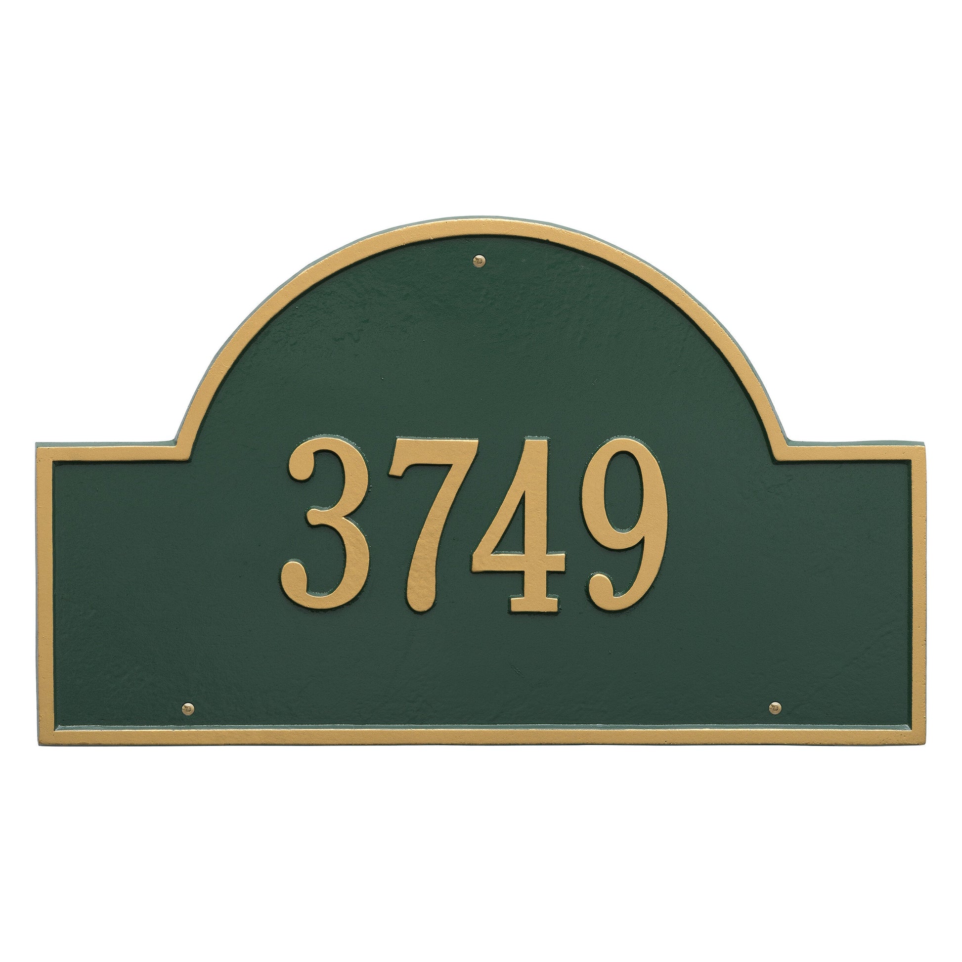 Whitehall Products Arch Marker Estate Wall Plaque - One Line - Rational Plaques