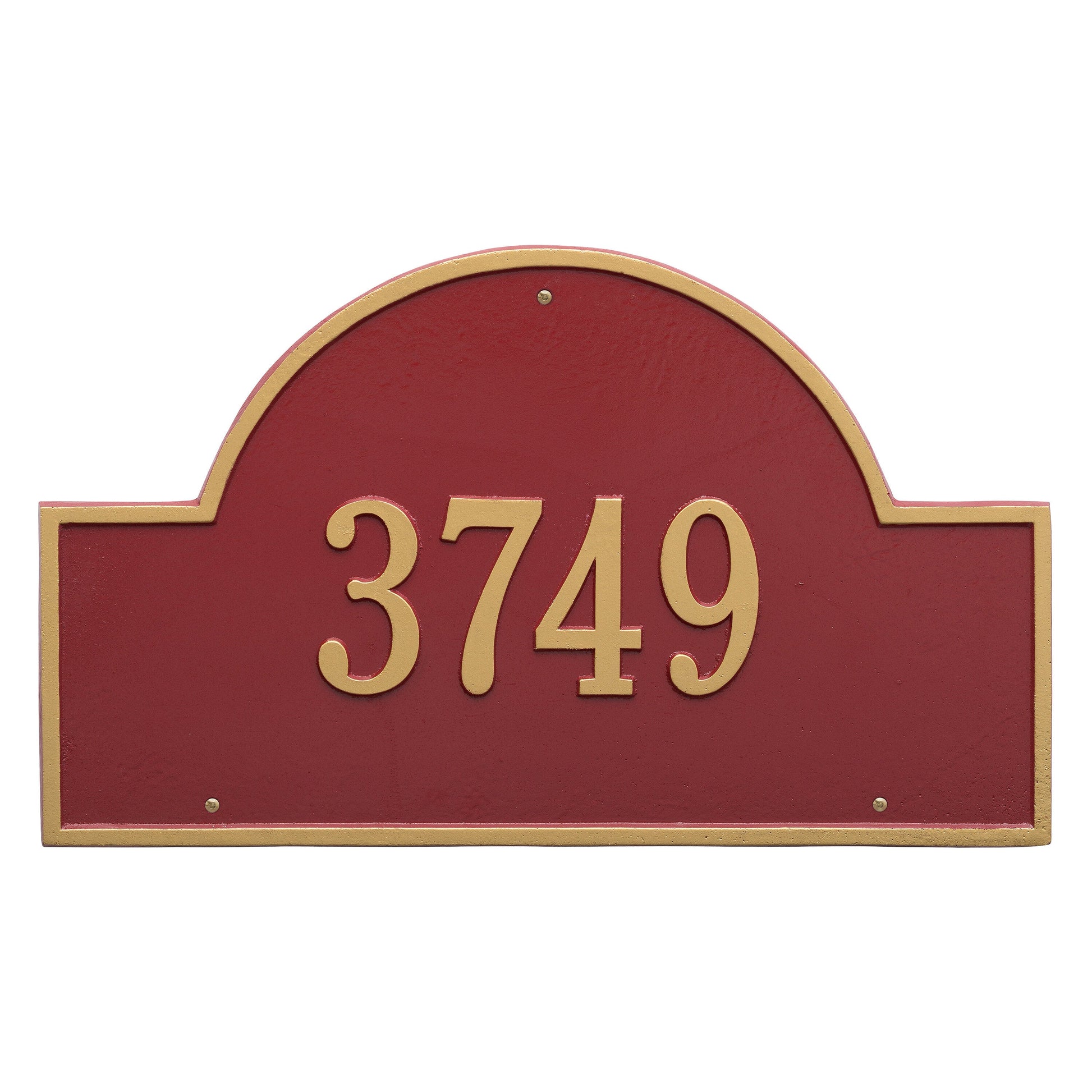 Whitehall Products Arch Marker Estate Wall Plaque - One Line - Rational Plaques
