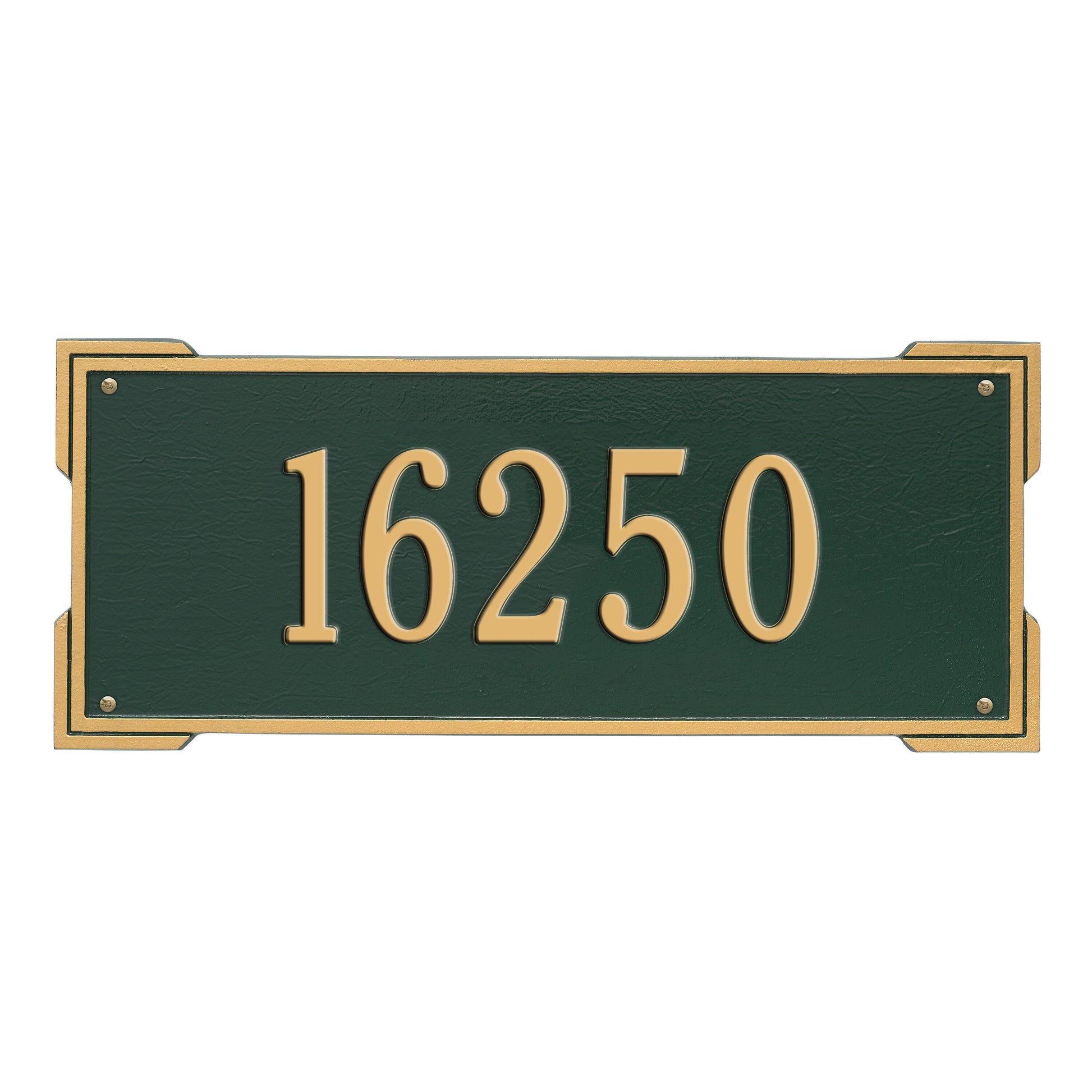 Whitehall Products Personalized Roanoke Estate Wall Plaque One Line Antique Brass