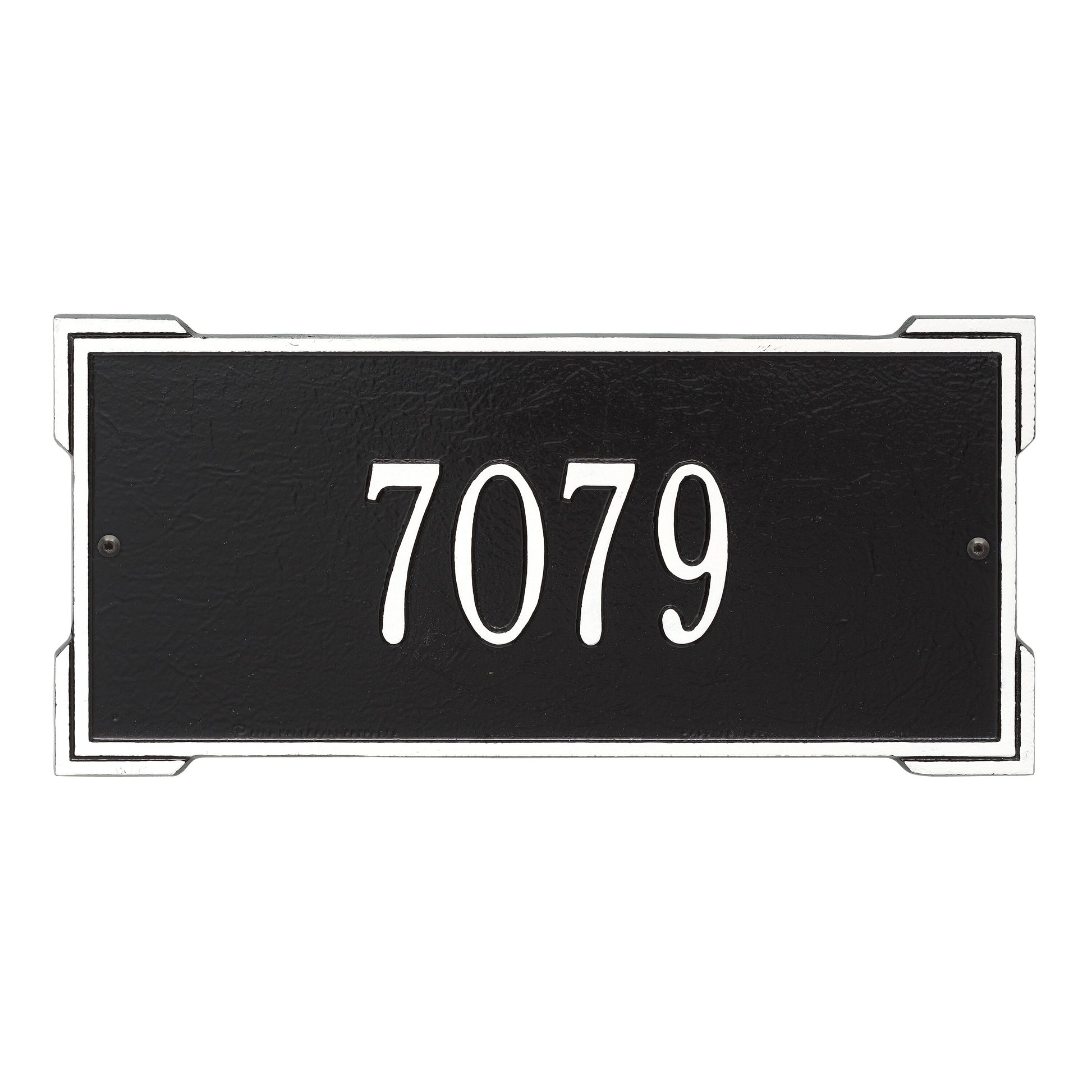Whitehall Products Personalized Roanoke Standard Wall Plaque One Line White/gold