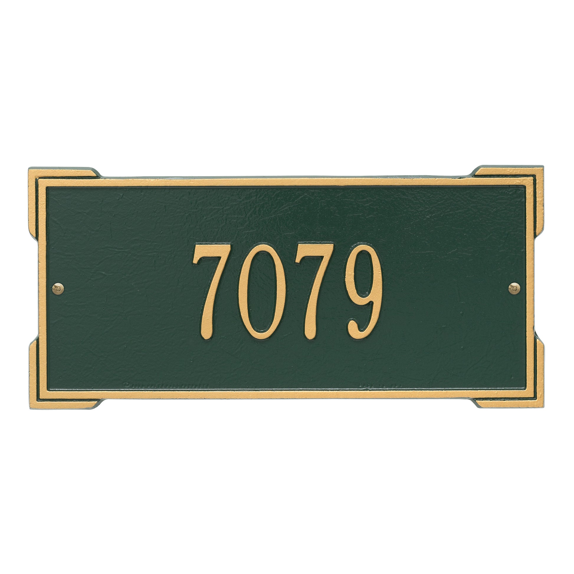 Whitehall Products Personalized Roanoke Standard Wall Plaque One Line Red/gold