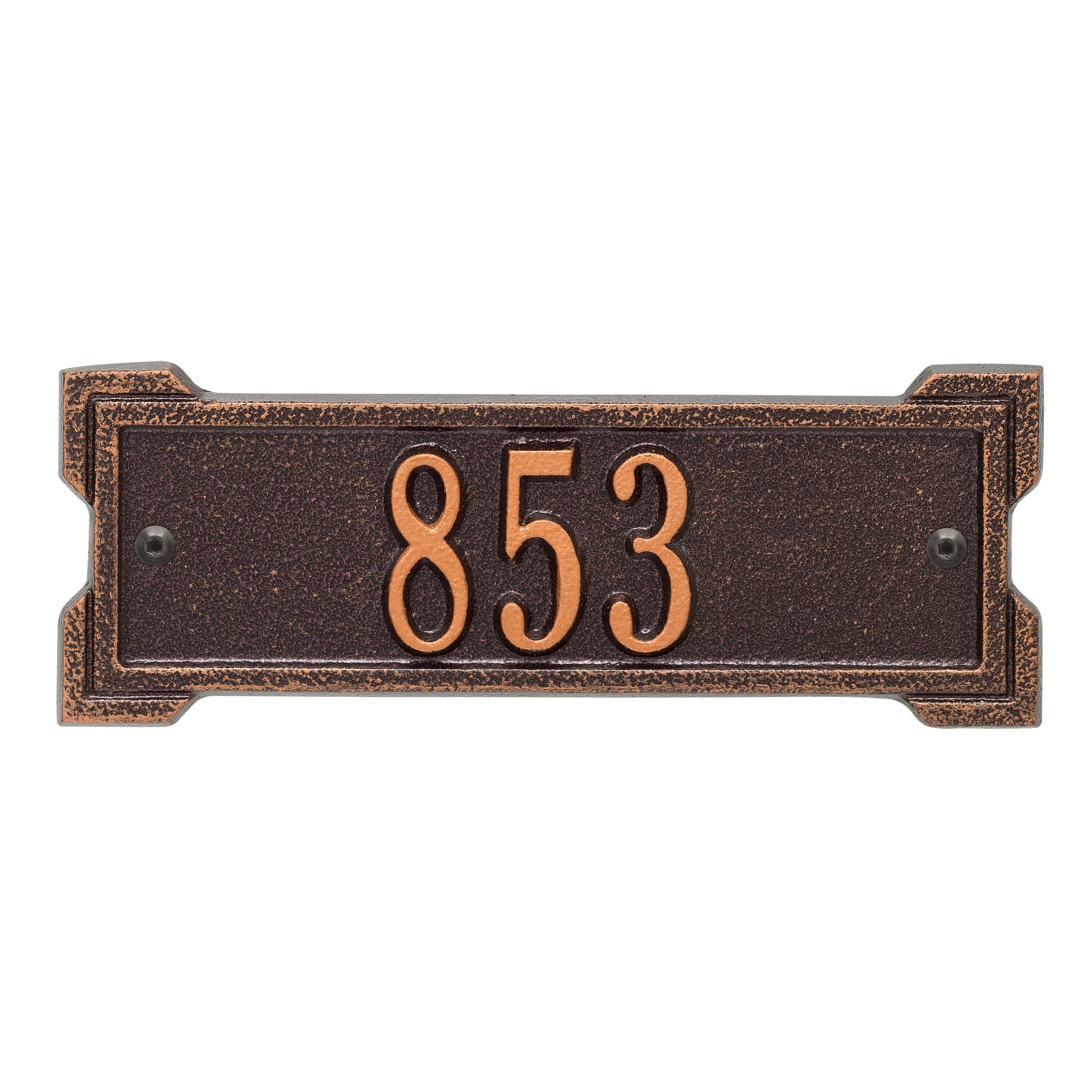 Whitehall Products Personalized Roanoke Petite Wall Plaque One Line Black/gold