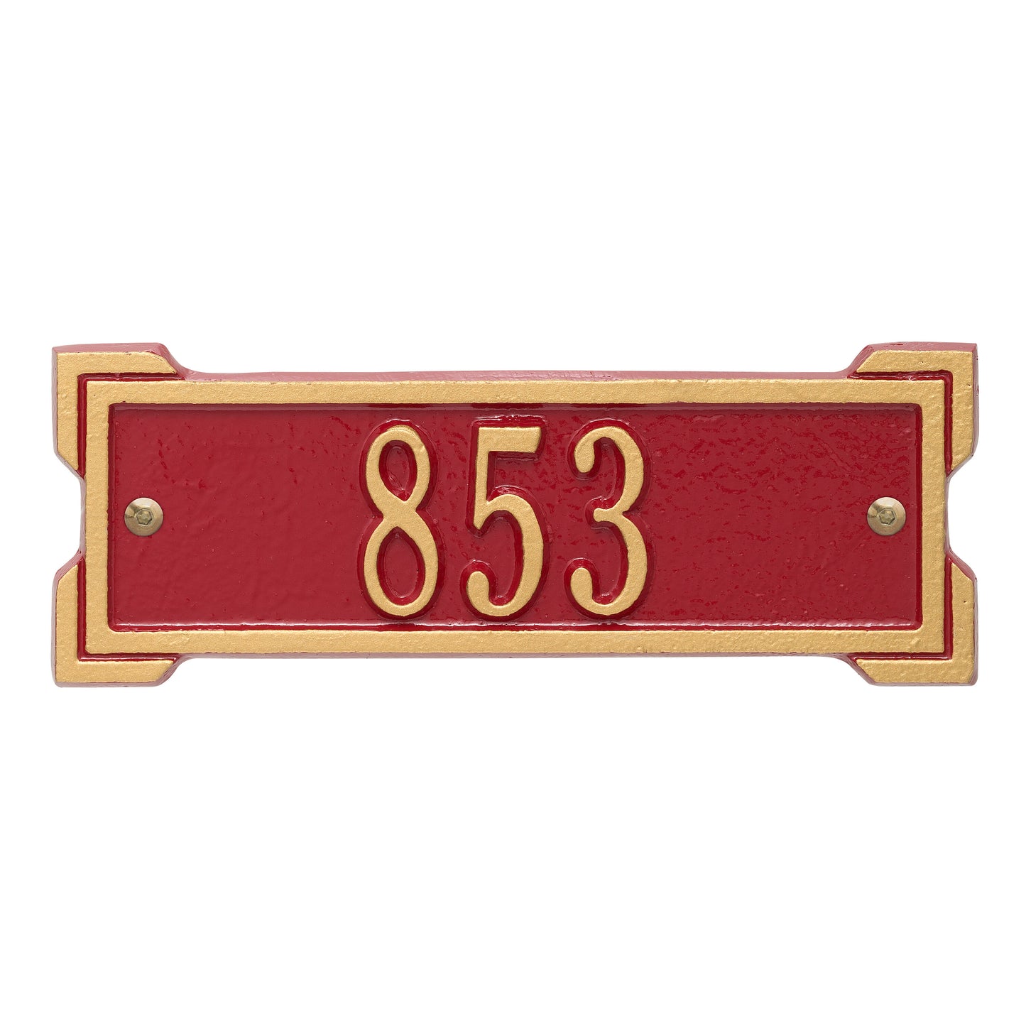 Whitehall Products Personalized Roanoke Petite Wall Plaque One Line White/gold