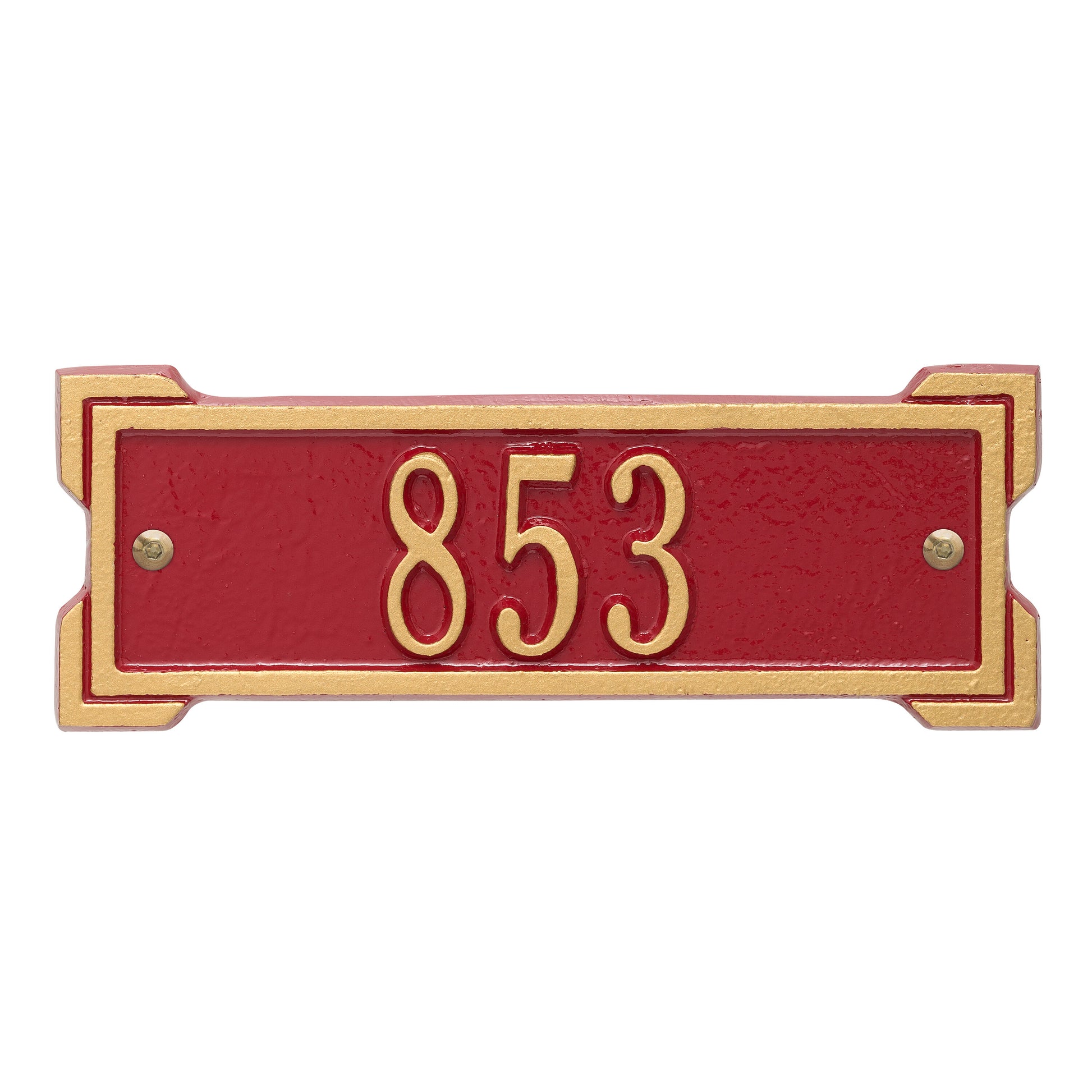 Whitehall Products Personalized Roanoke Petite Wall Plaque One Line White/gold