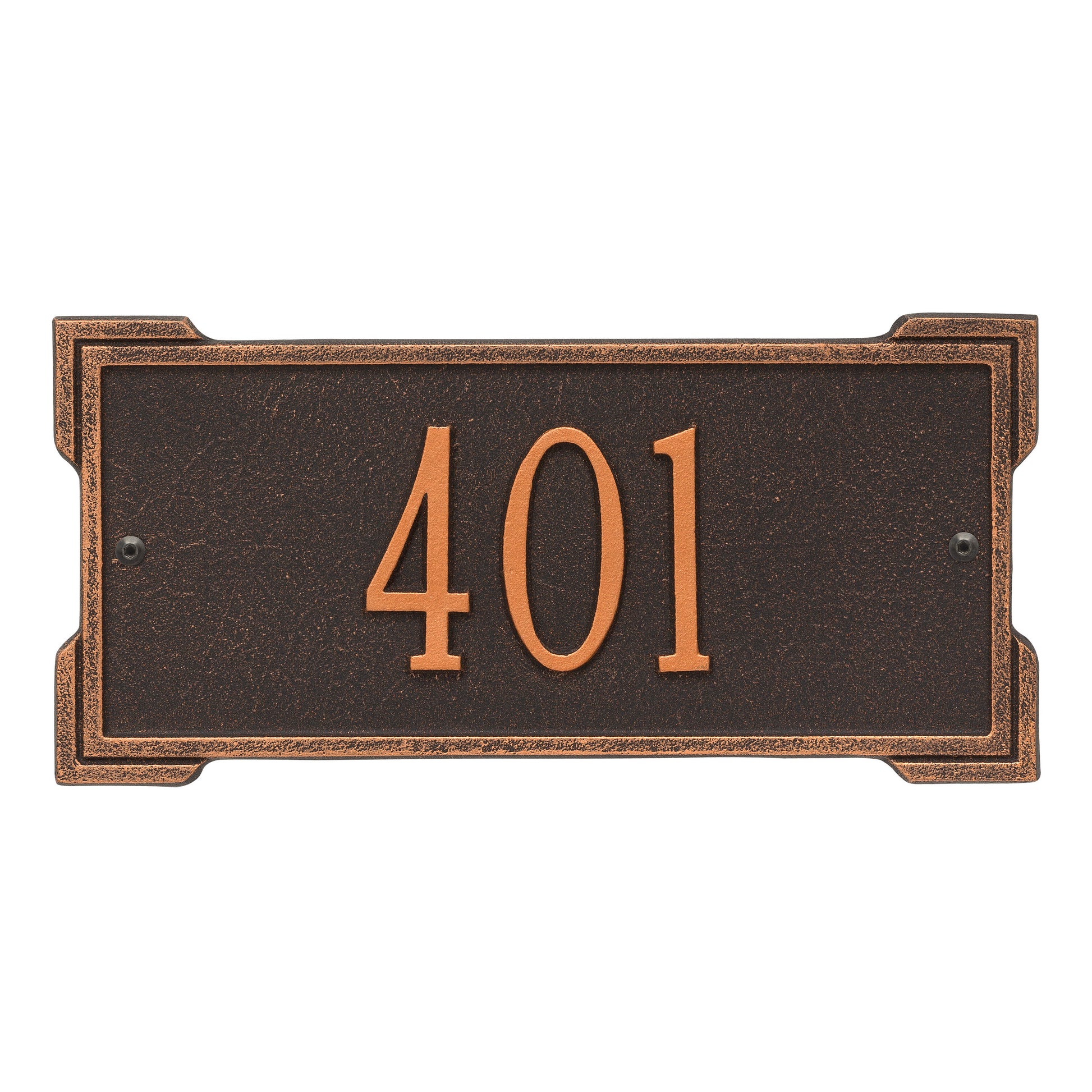 Whitehall Products Personalized Roanoke Mini Wall Plaque One Line Bronze/gold