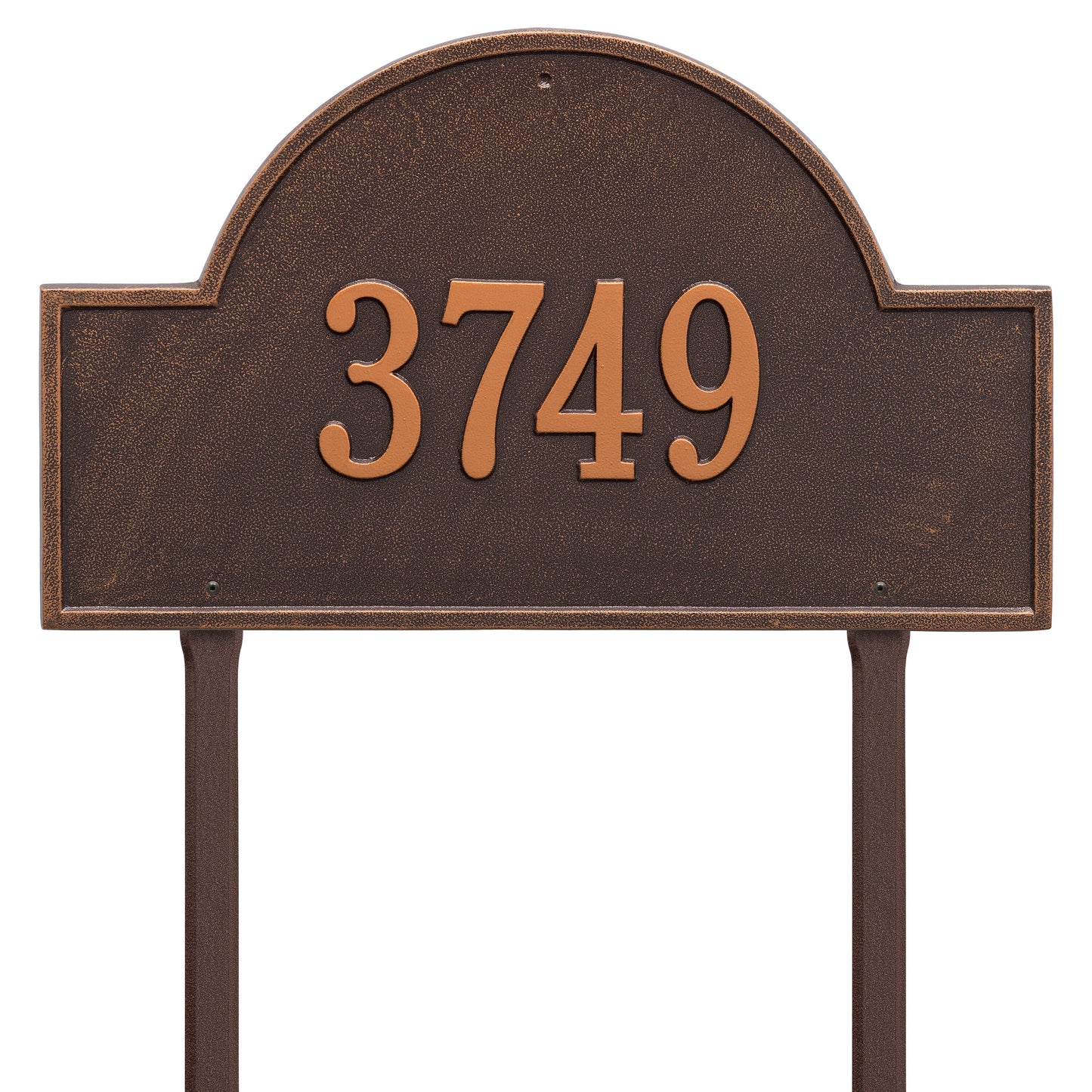 Whitehall Products Arch Marker Estate Lawn Plaque One Line Bronze/gold