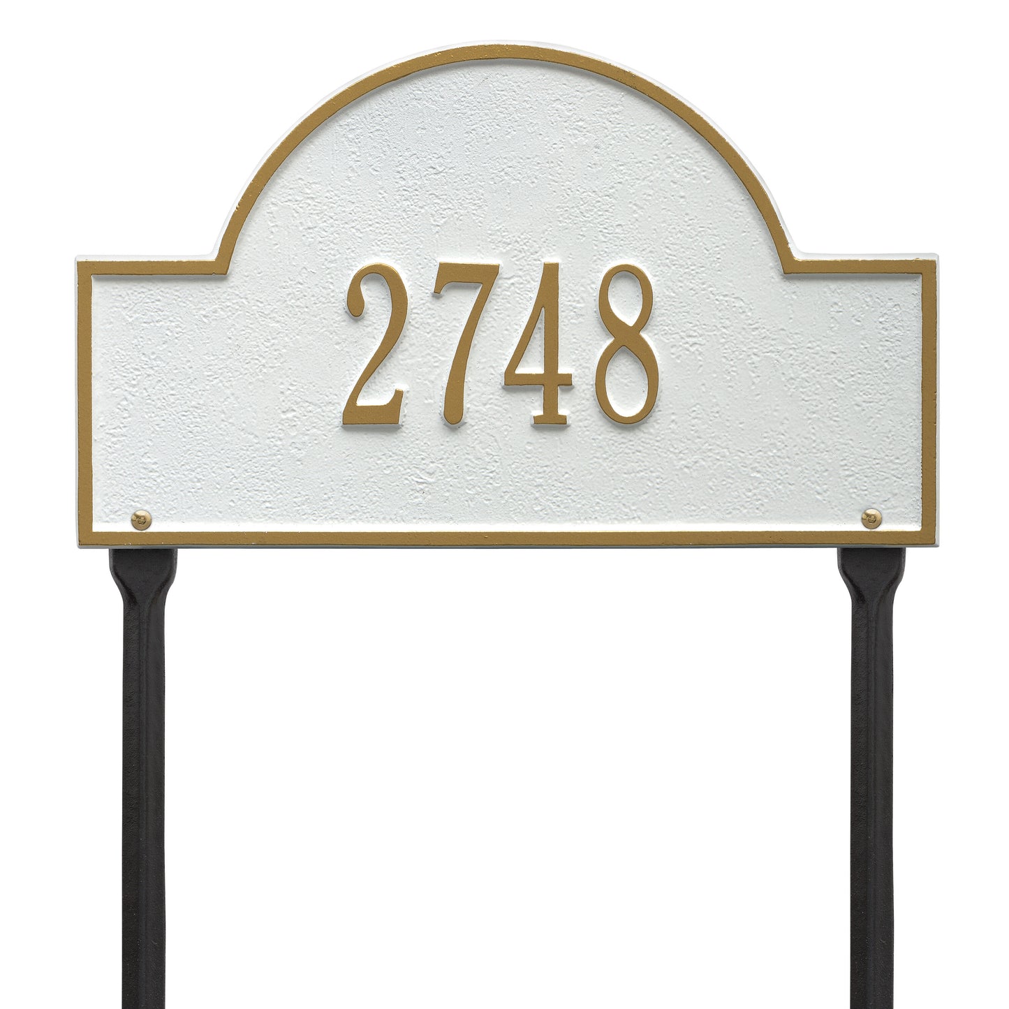 Whitehall Products Arch Marker Standard Lawn Plaque One Line Bronze/gold