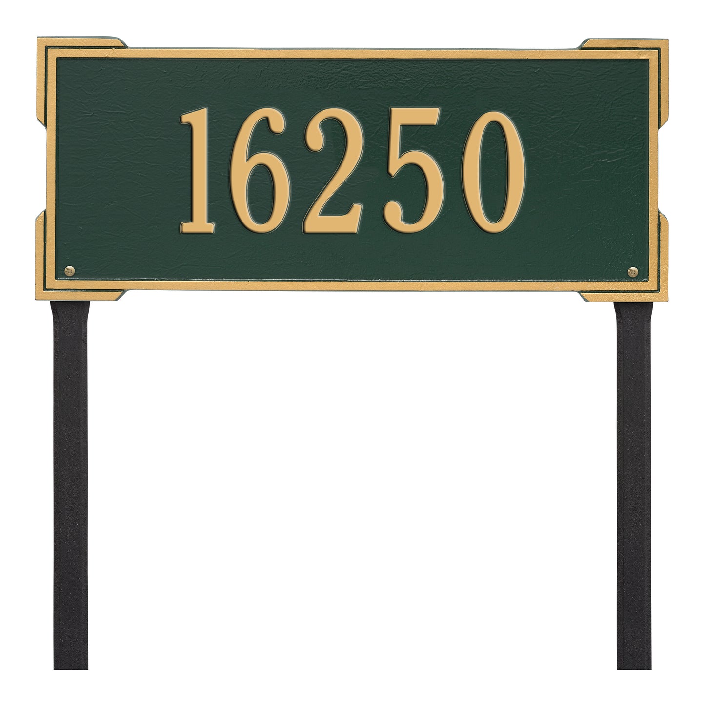 Whitehall Products Personalized Roanoke Estate Lawn Plaque One Line Oil Rubbed Bronze