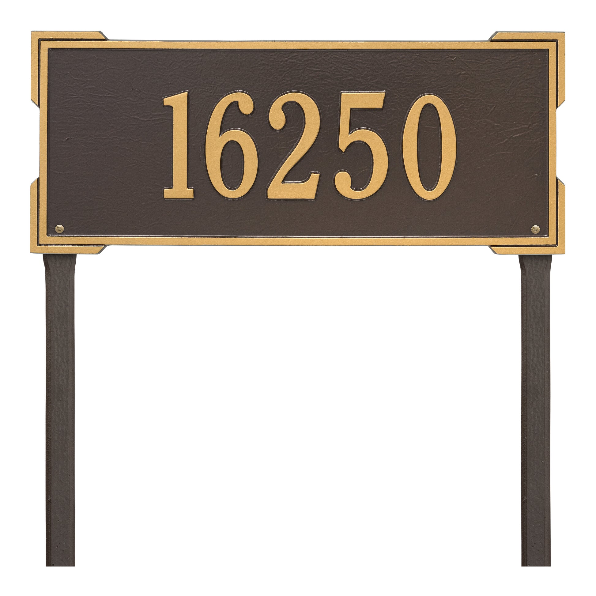 Whitehall Products Personalized Roanoke Estate Lawn Plaque One Line Pewter/silver