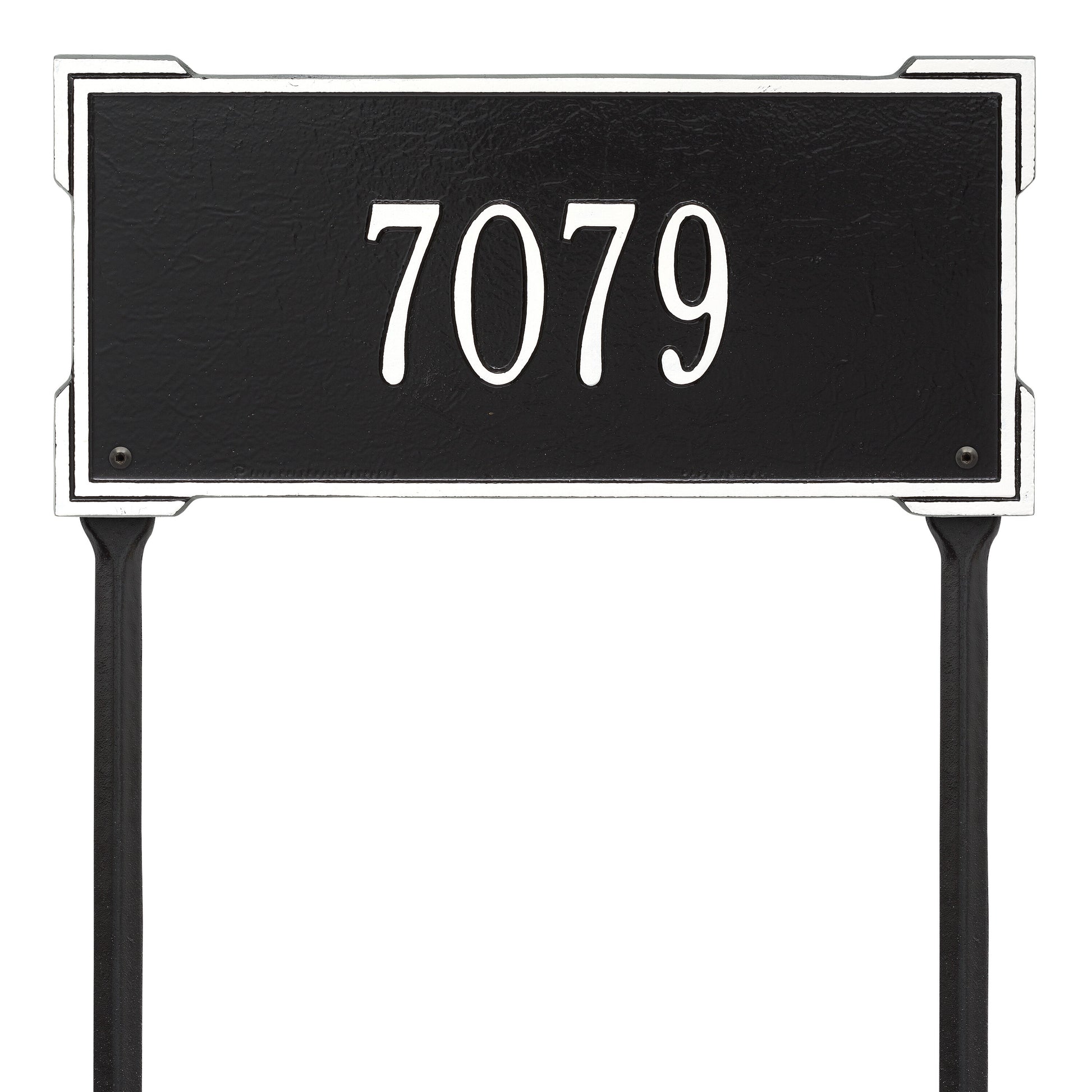 Whitehall Products Personalized Roanoke Standard Lawn Plaque One Line Green/gold