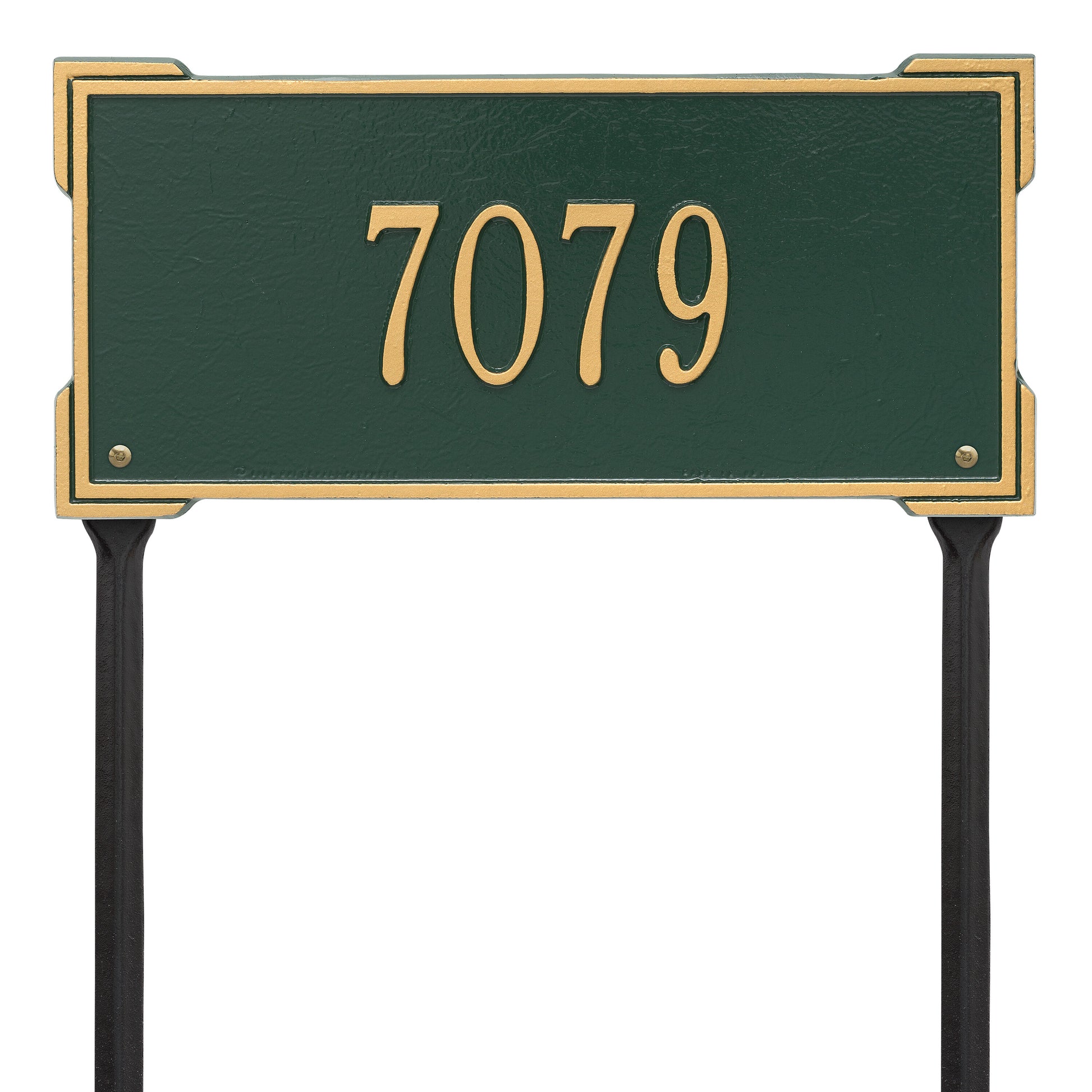 Whitehall Products Personalized Roanoke Standard Lawn Plaque One Line Oil Rubbed Bronze