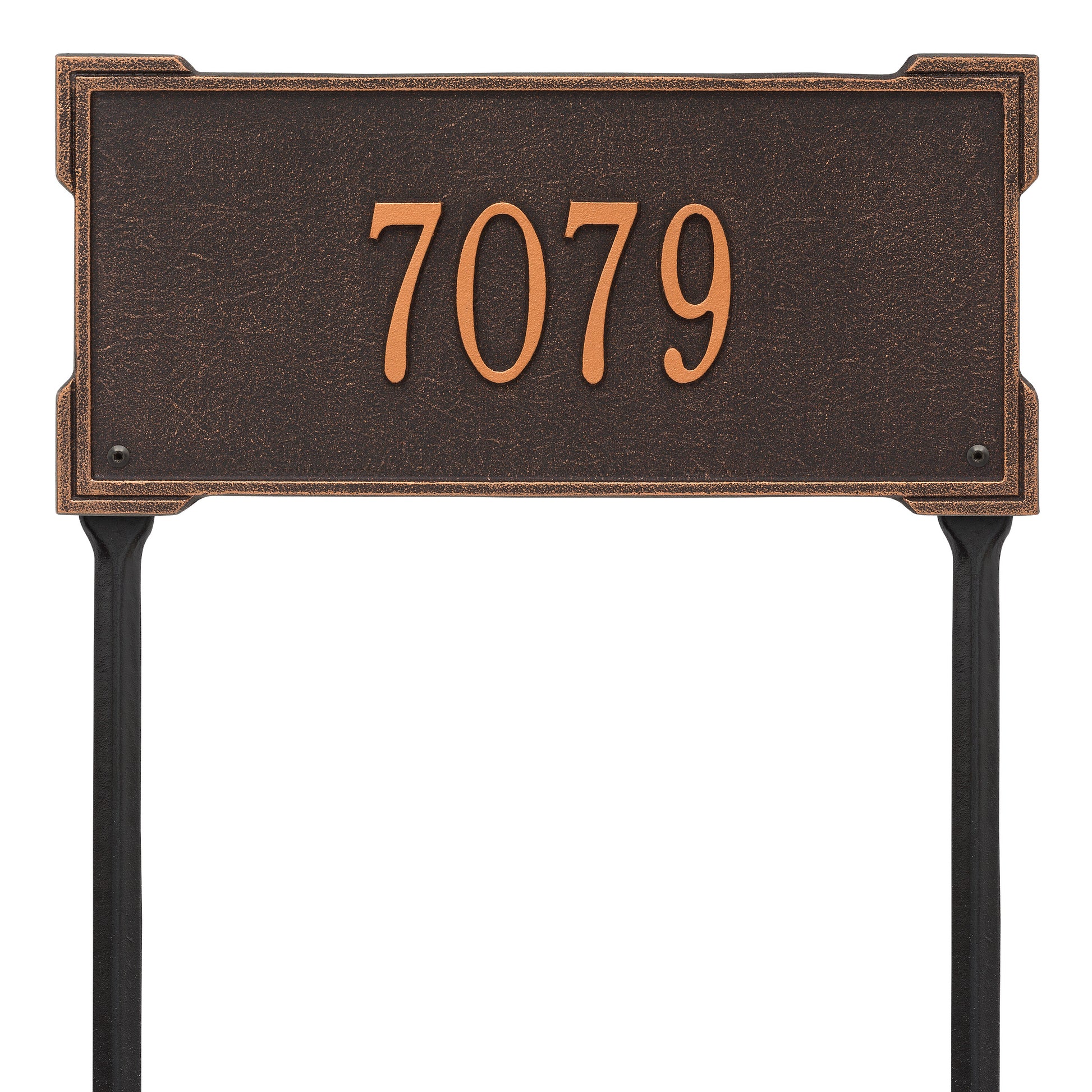 Whitehall Products Personalized Roanoke Standard Lawn Plaque One Line Bronze/gold