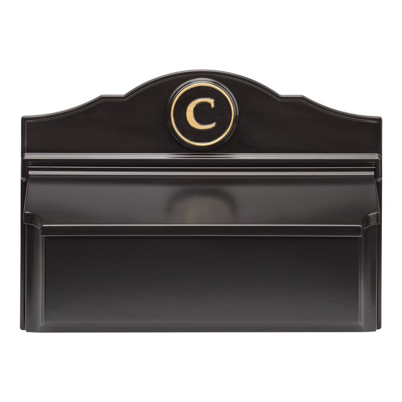 Whitehall Products Colonial Wall Mailbox Package 3 Black/white
