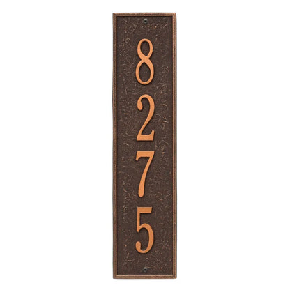 Whitehall Products Personalized Delaware Vertical Wall Plaque Bronze/gold