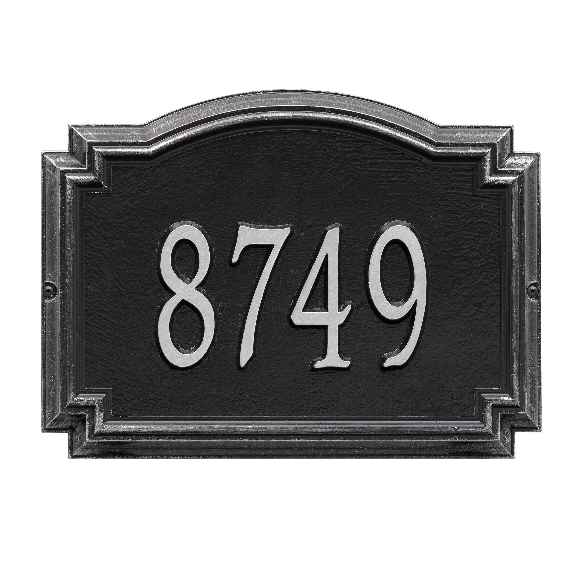 Whitehall Products Williamsburg Standard Wall Plaque One Line Oil Rubbed Bronze
